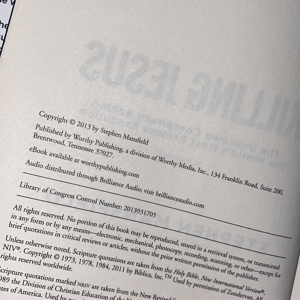 Killing Jesus by Stephen Mansfield book - Picture 7 of 12